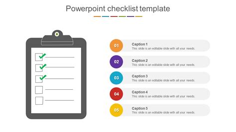 Checklist Template Powerpoint